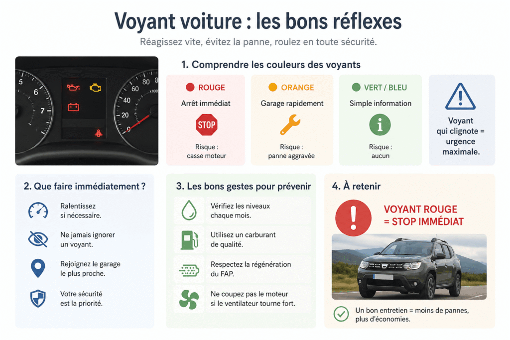 Voyant voiture