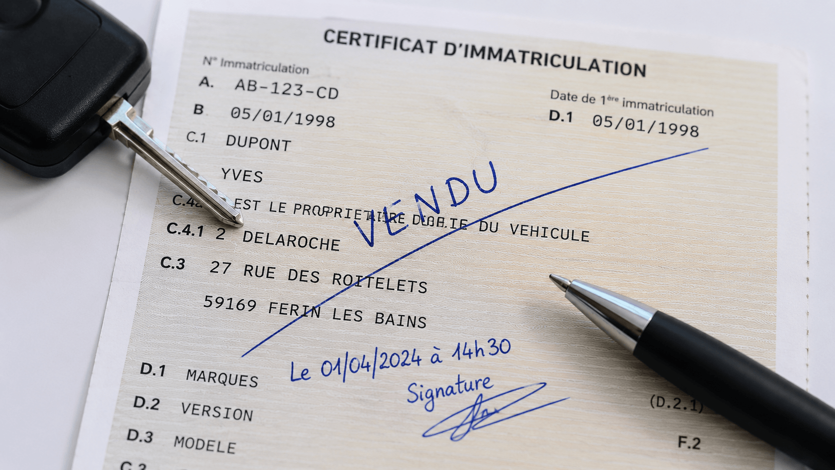 vendu