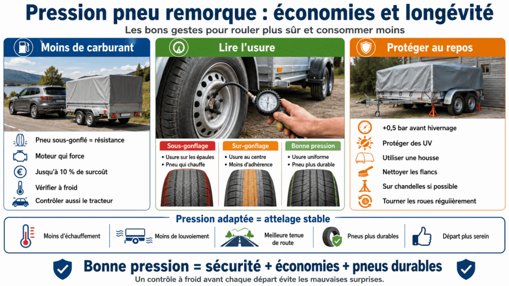Pneu remorque